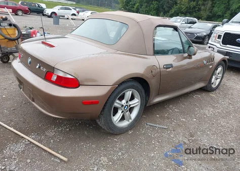 2000 BMW Z3 2.3 from USA, damaged, VIN WBACH9344YLG18280